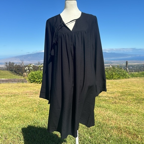 NWT New Fresh Produce Black Bahia Tunic Dress Swimsuit Coverup - Picture 1 of 10